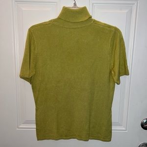 Like green short sleeved turtleneck